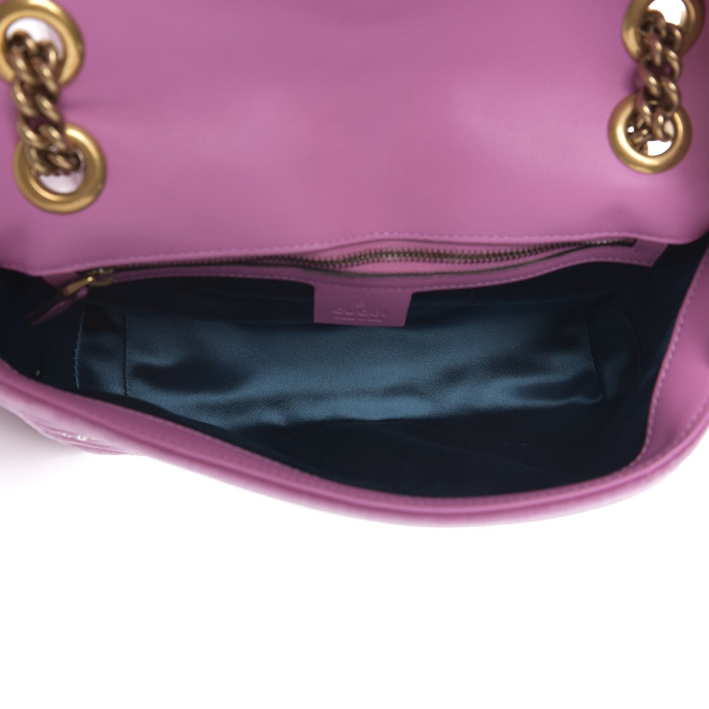 Velvet Matelasse Marquise Crystals Embroidered Small GG Marmont Shoulder Bag Malva