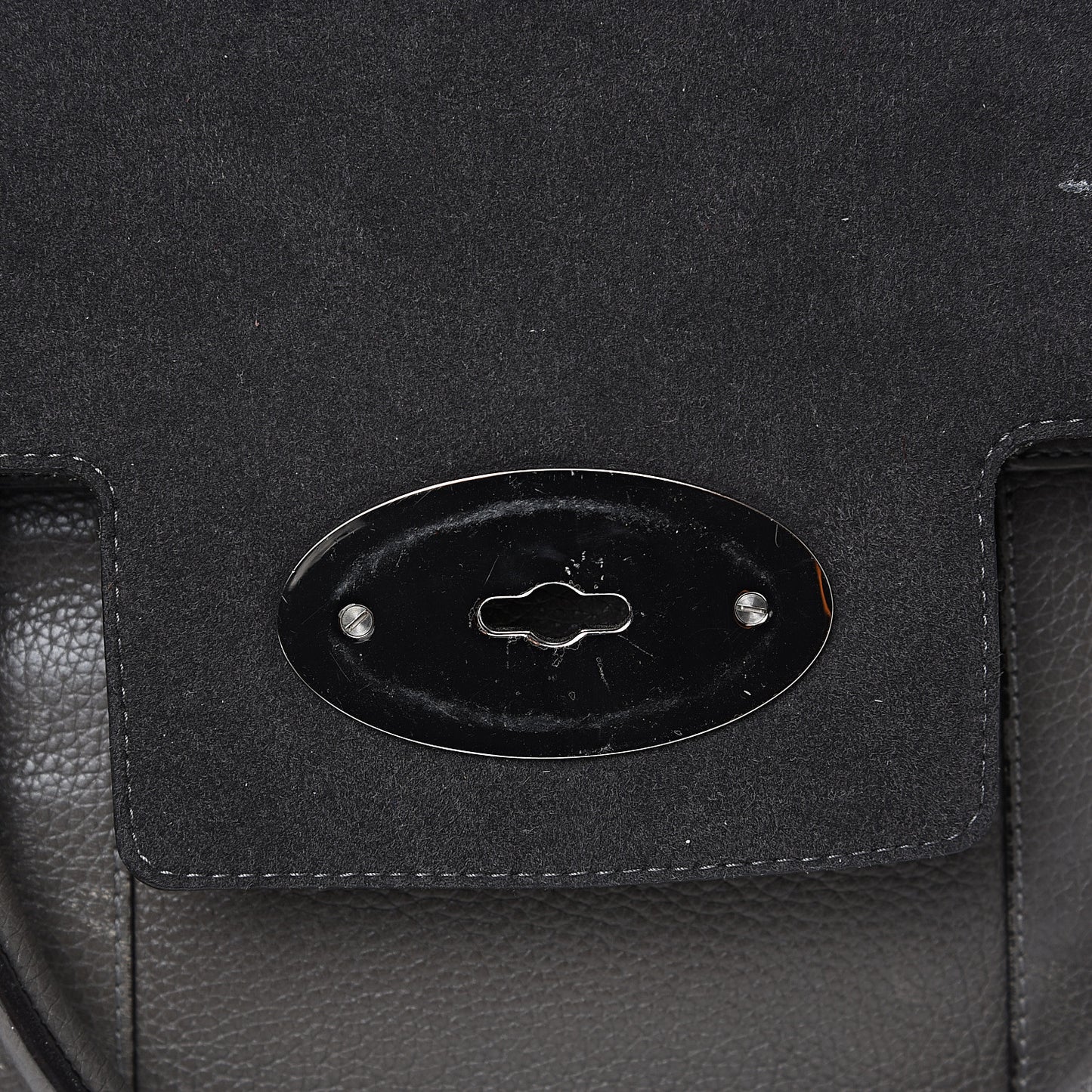 Classic Grain Calfskin Bayswater Mole Grey