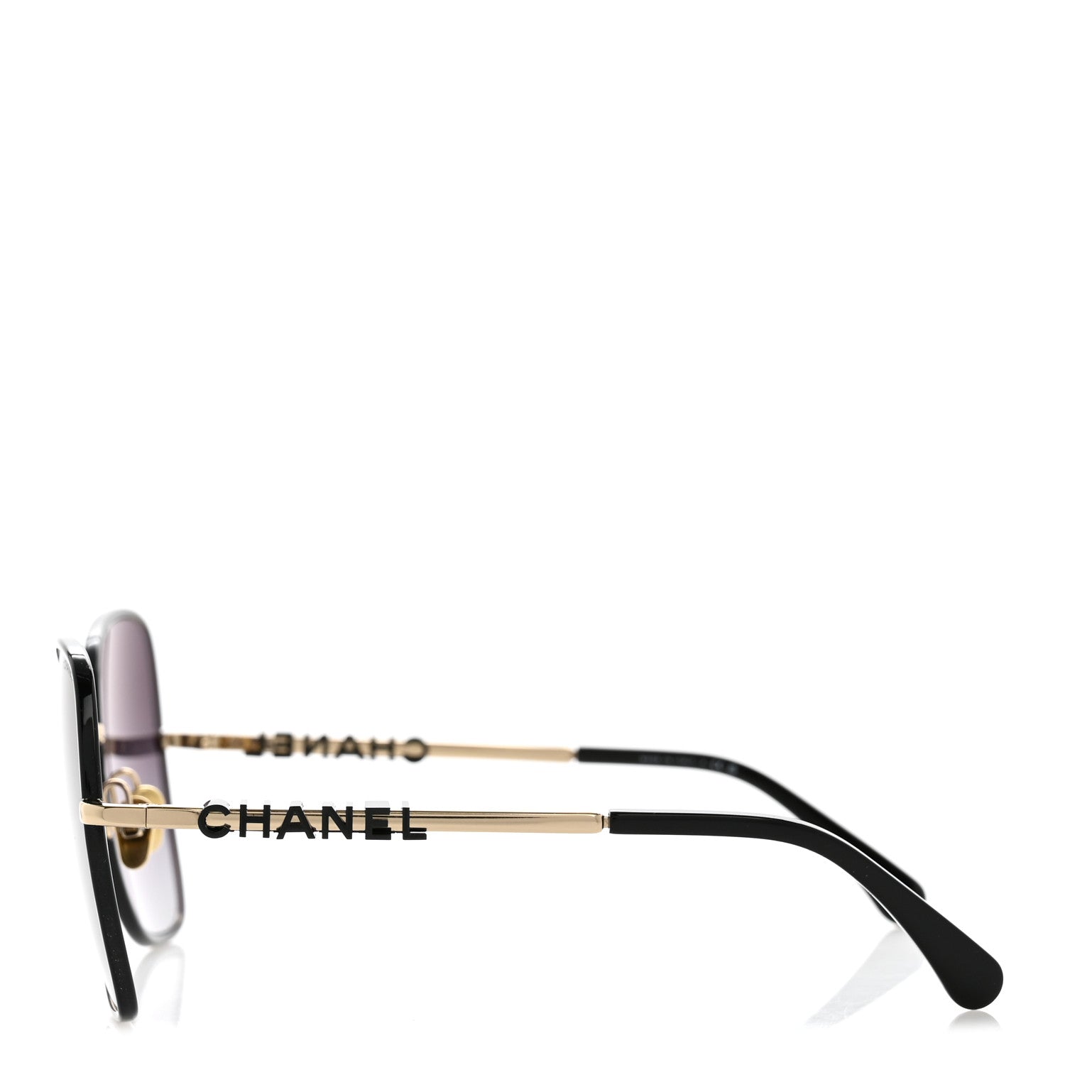 Chanel Metal Butterfly Sunglasses 4283 Black 3 of 8