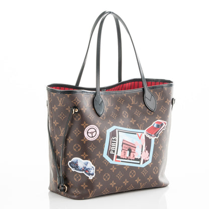 Louis Vuitton Monogram World Tour Neverfull MM 3 of 7