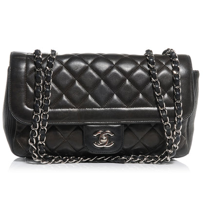 Chanel Lambskin Medium Coco Rider Flap Black 1 of 12