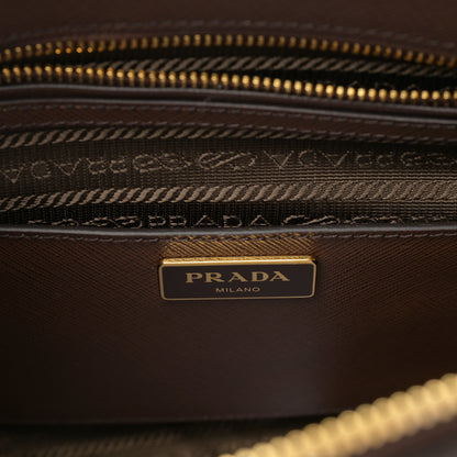 Prada Saffiano Lux Medium Promenade Tote Cacao 6 of 9