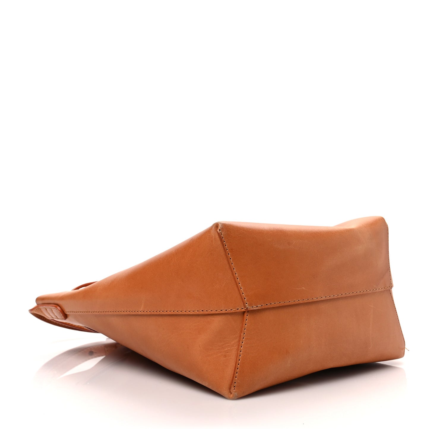 Calfskin Mini Bucket Bag Cammello Rosa