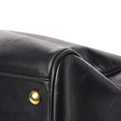 Saint Laurent Calfskin Classic Duffle 12 Black 17 of 18
