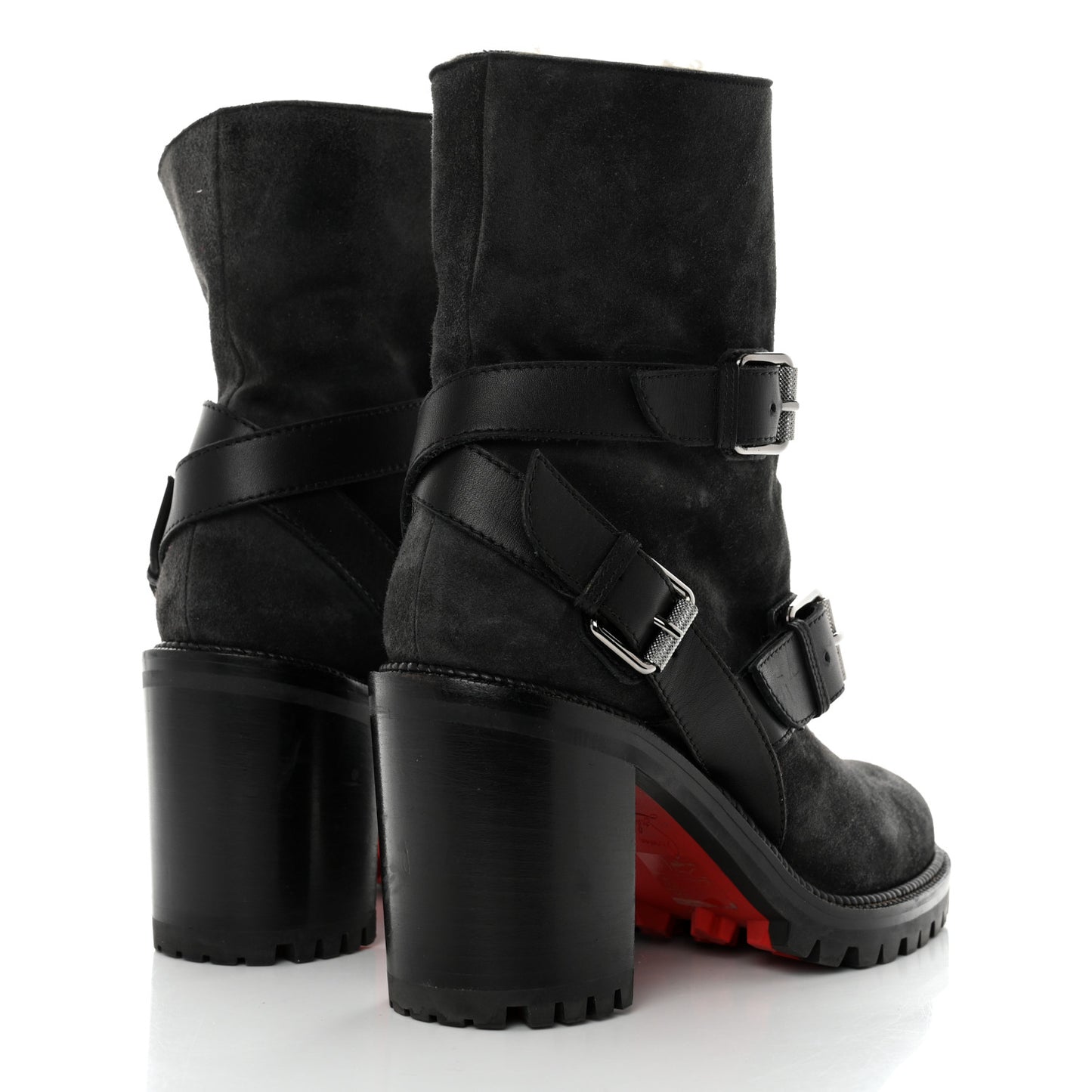 Calfskin Bouclette Viyonce 70 Boots 37.5 Black