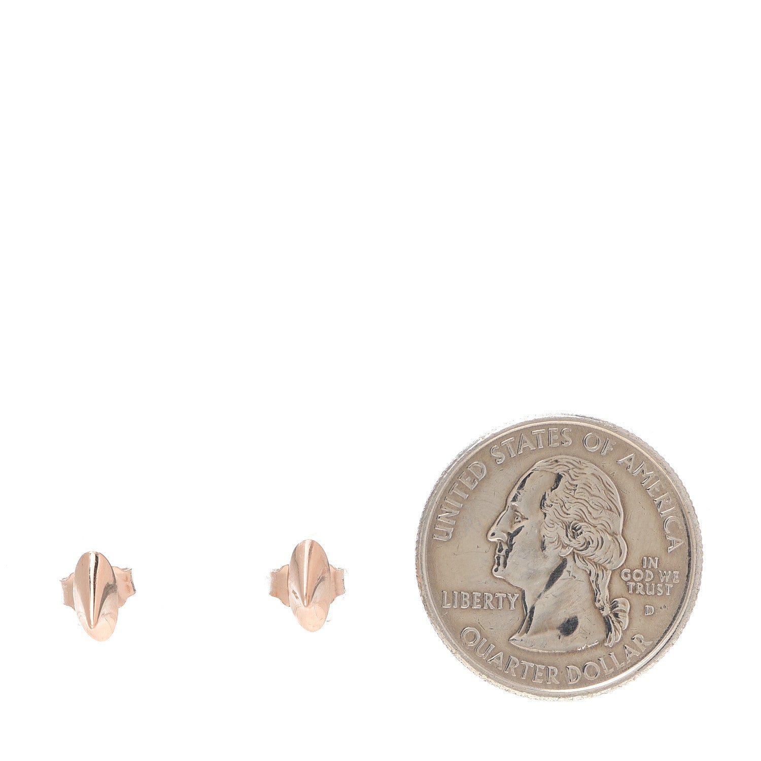 Anita Ko 14K Rose Gold Thorn Stud Earrings 2 of 5