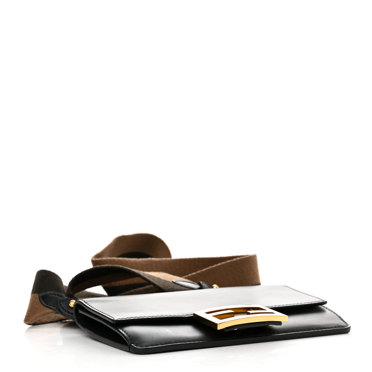 Vitello King Mini Flat Baguette Black