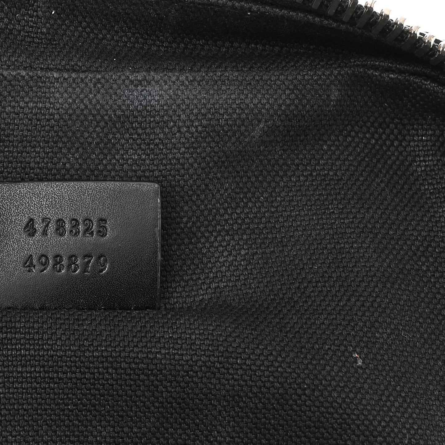 GG Supreme Monogram Web Belt Bag Black Grey