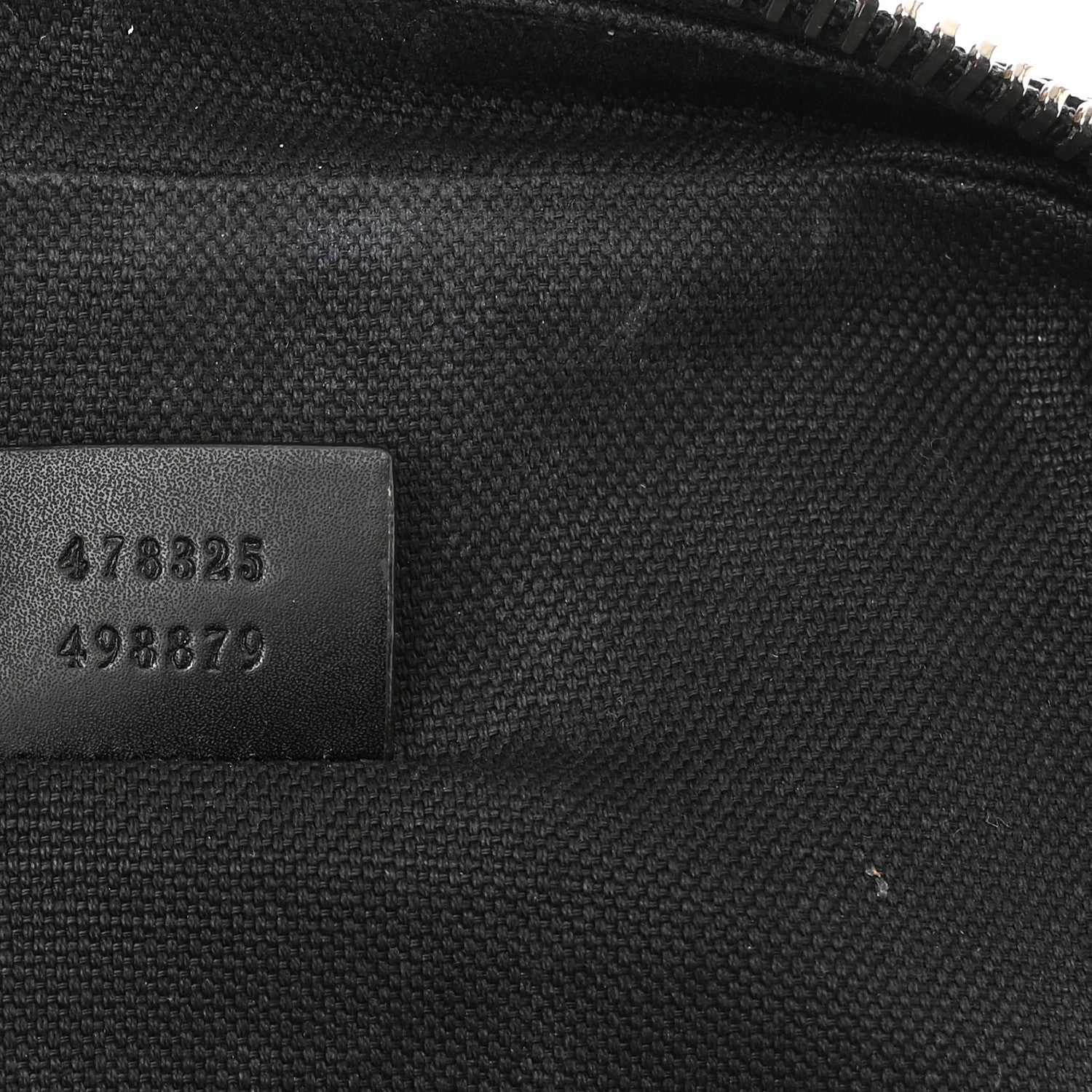 Gucci GG Supreme Monogram Web Belt Bag Black Grey 7 of 13