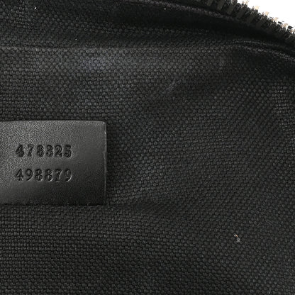 Gucci GG Supreme Monogram Web Belt Bag Black Grey 7 of 13