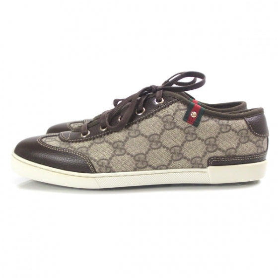 Gucci Monogram Barcelona Sneakers 36.5 Brown 2 of 9