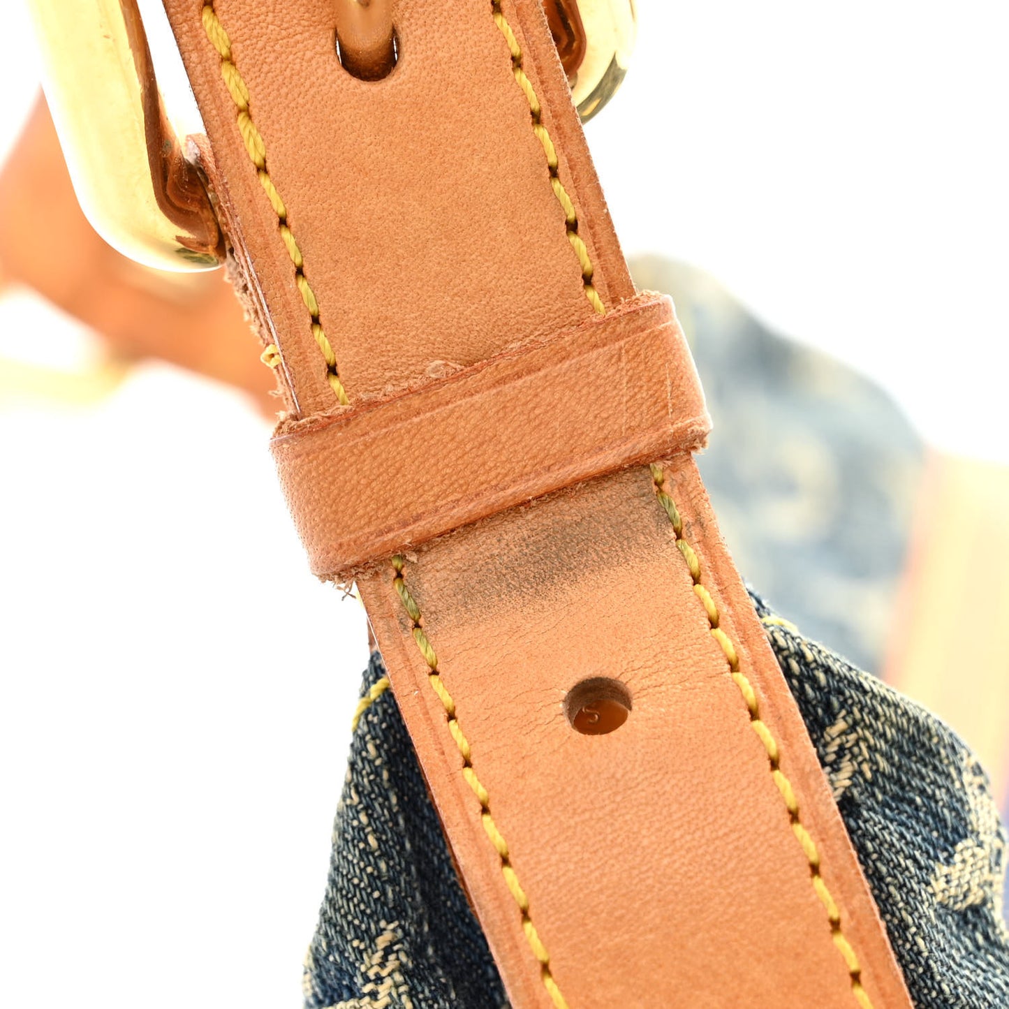 Monogram Denim Baggy PM Blue