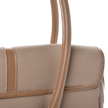 Burberry Grained Calfskin Satchel Brown 9 of 10