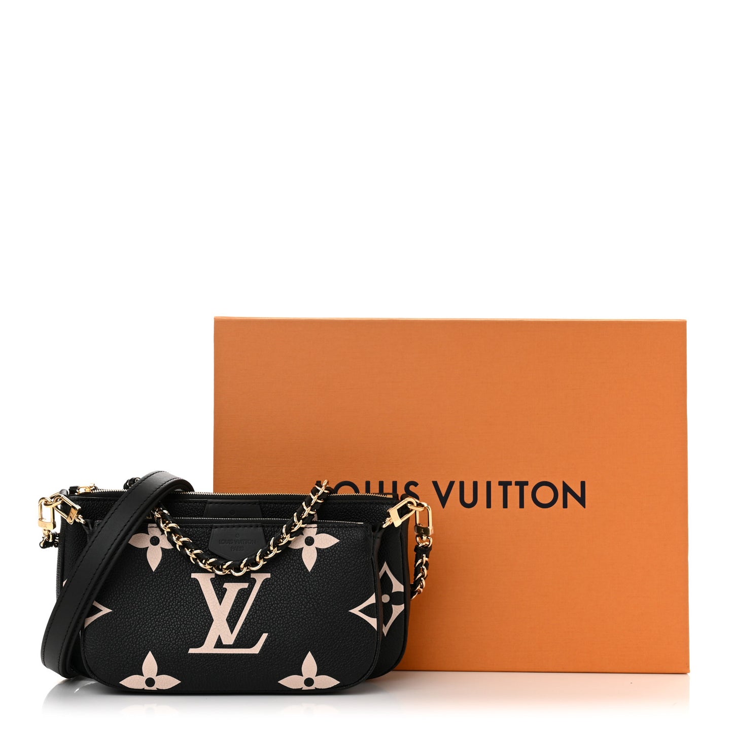 Empreinte Monogram Giant Multi Pochette Accessories Black Beige