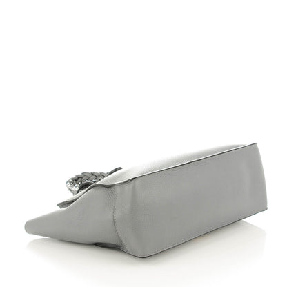 Valentino Garavani Grained Calfskin Small To Be Cool Tote Grigio Perla 5 of 9