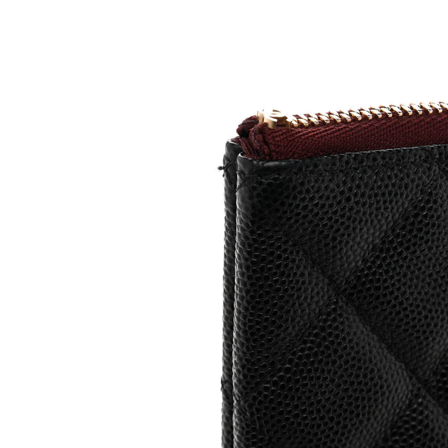 Chanel Caviar Quilted Medium Cosmetic Case Black 10 of 11