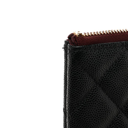 Chanel Caviar Quilted Medium Cosmetic Case Black 10 of 11