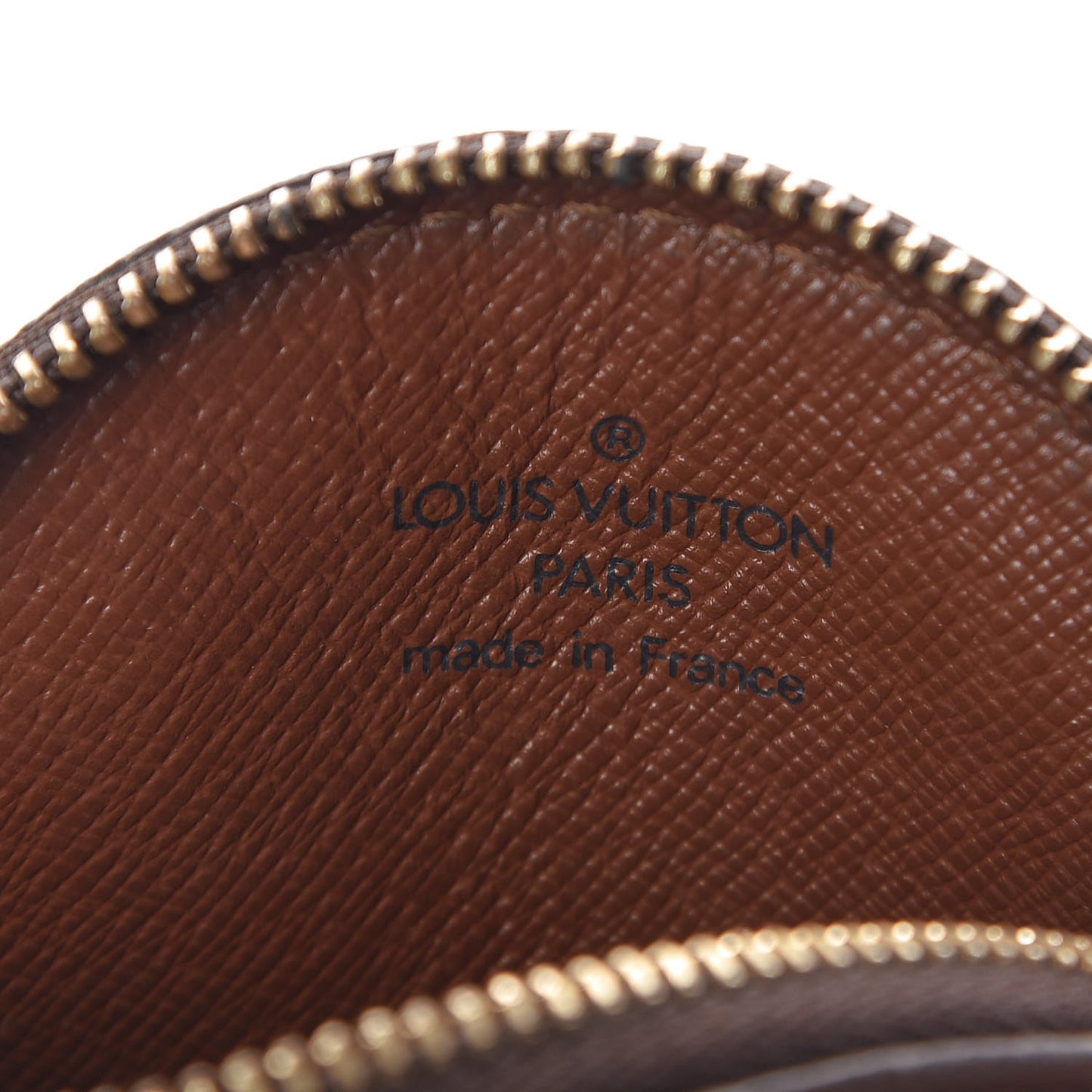 Monogram Round Coin Purse