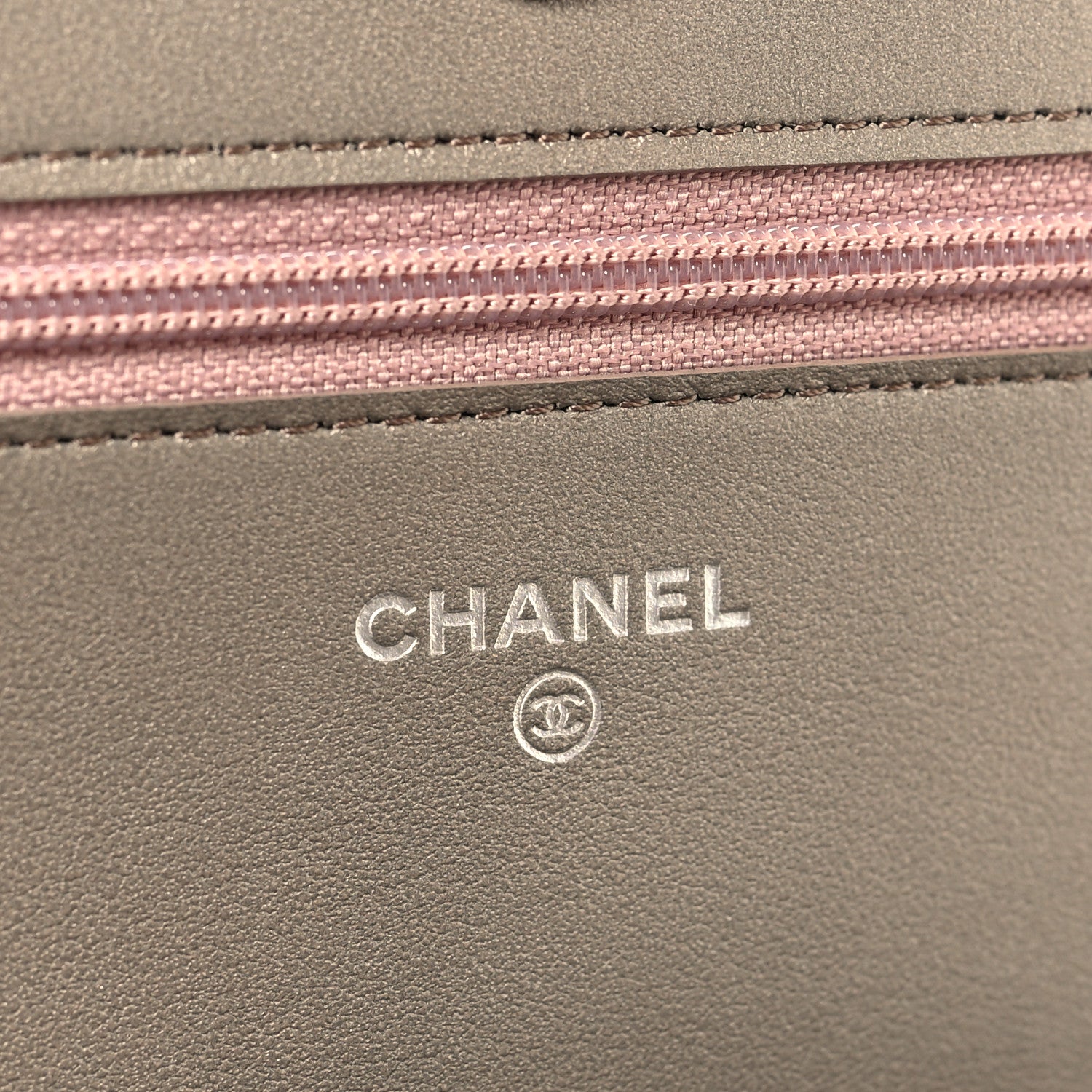 Chanel Metallic Caviar Quilted Boy Wallet On Chain WOC Copper 6 of 12