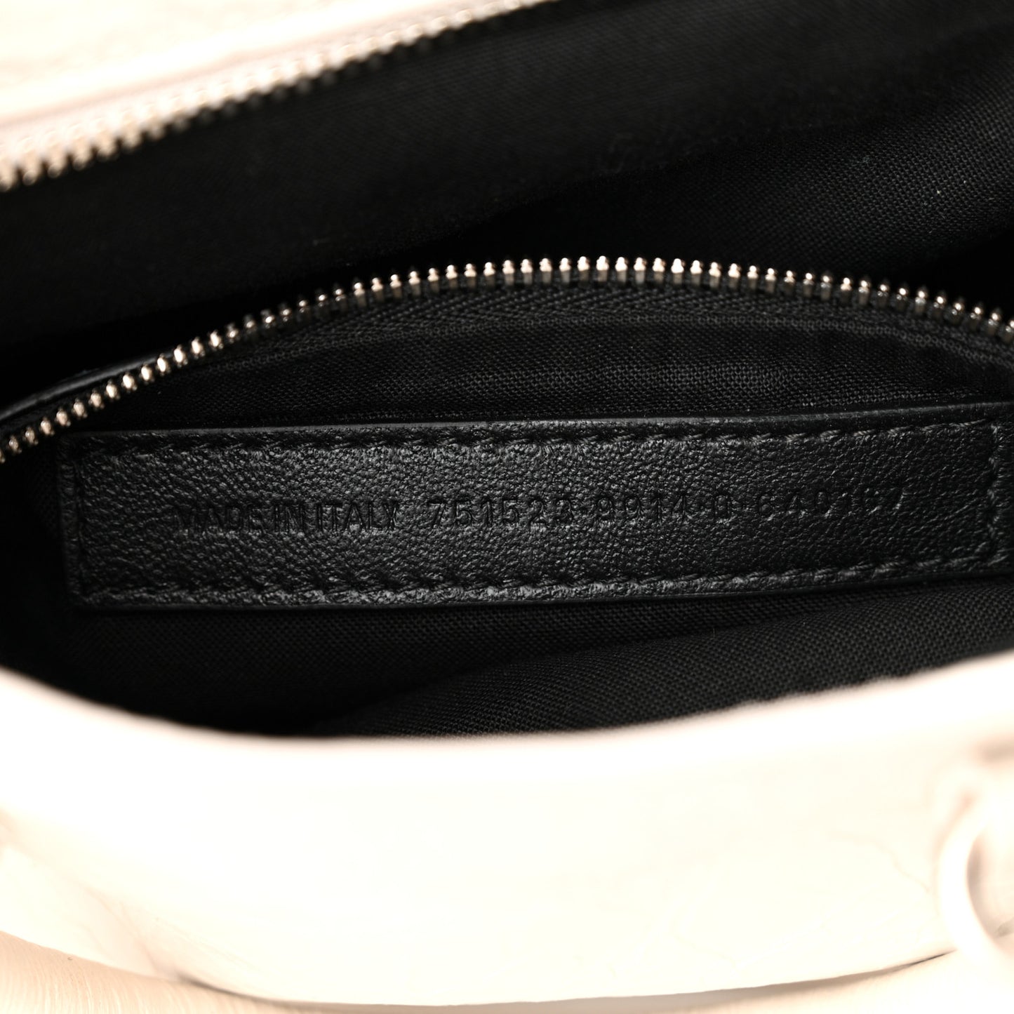 Agneau Arena Neo Cagole Mini Handbag White