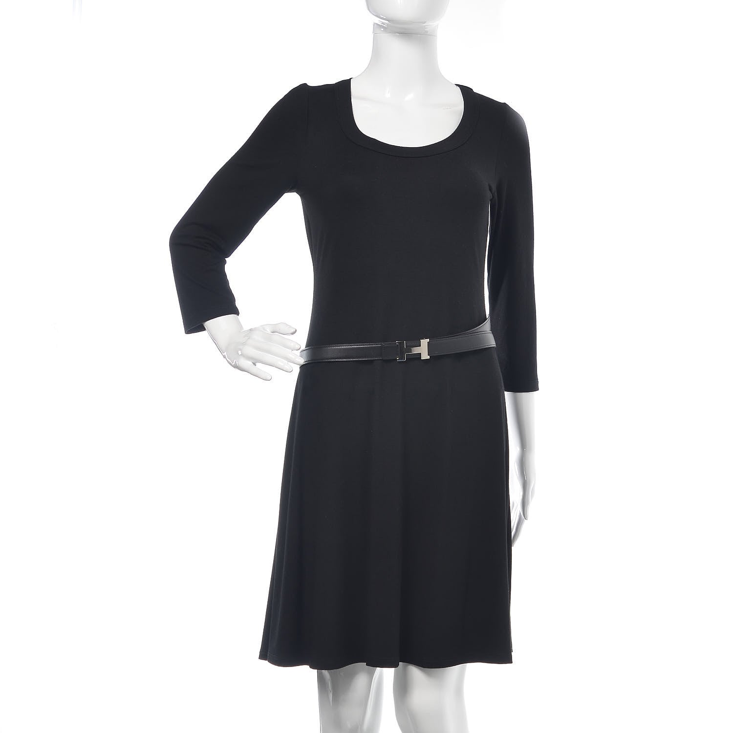 Hermes Swift Epsom 24mm Constance H Belt 90 Black Gold 2 of 5