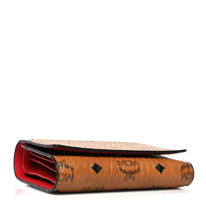 MCM Visetos Trifold Wallet Cognac 4 of 13