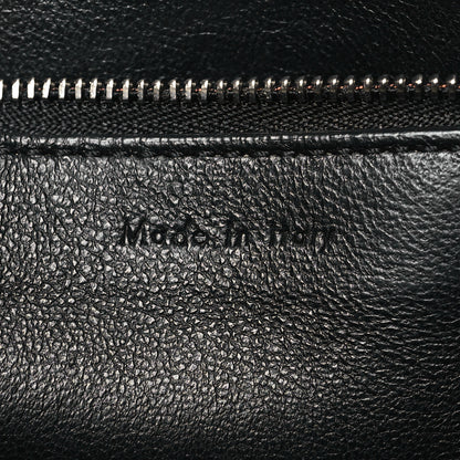 Celine Textured Calfskin Small Bi-Color Edge Shoulder Bag Black Cream 6 of 8