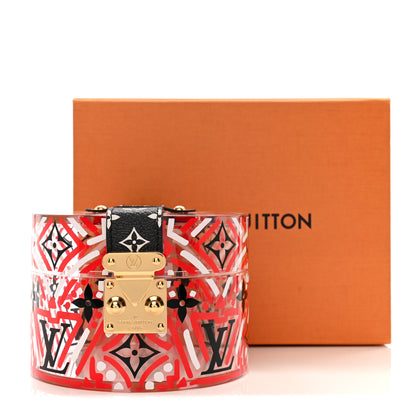 Louis Vuitton LOUIS VUITTON Transparent Plexiglass Monogram Giant Crafty Box Scott Rouge 7 of 7