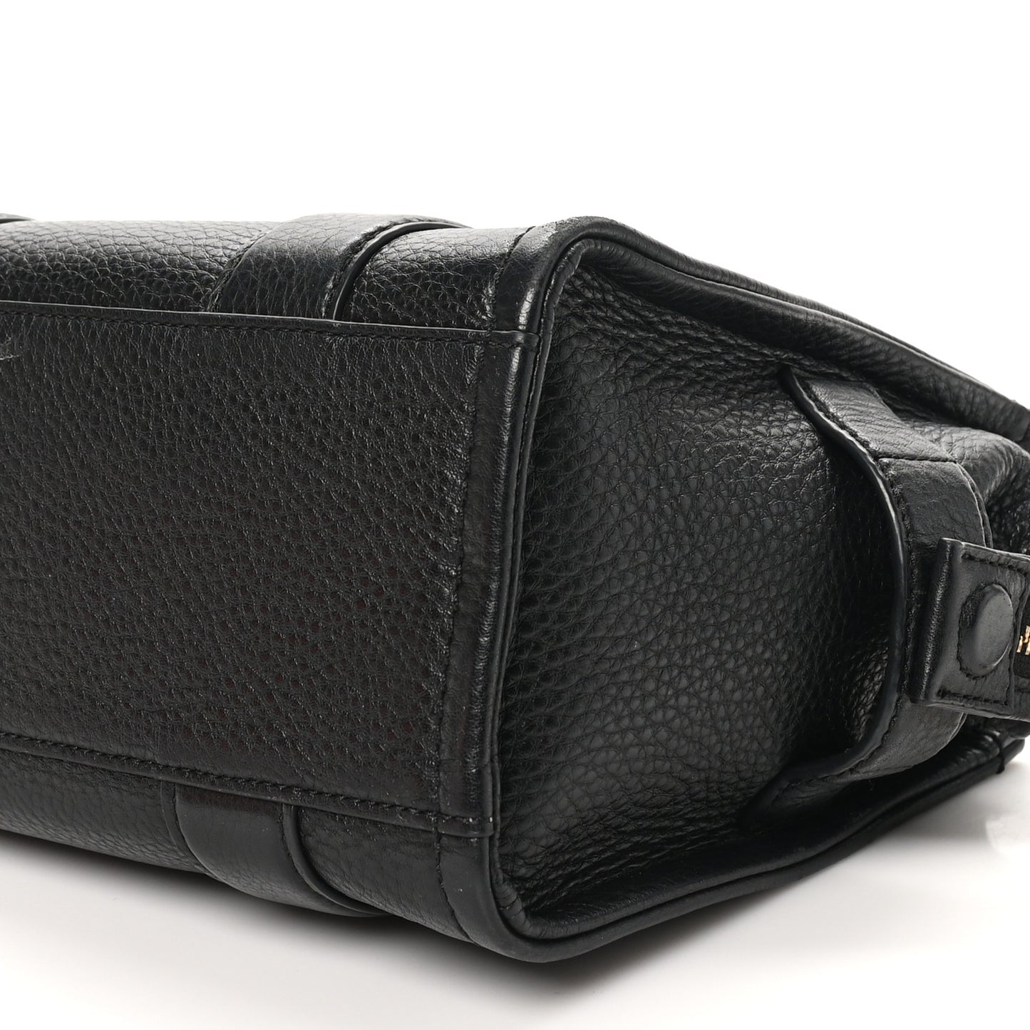 Grained Calfskin Small The Tote Bag Black