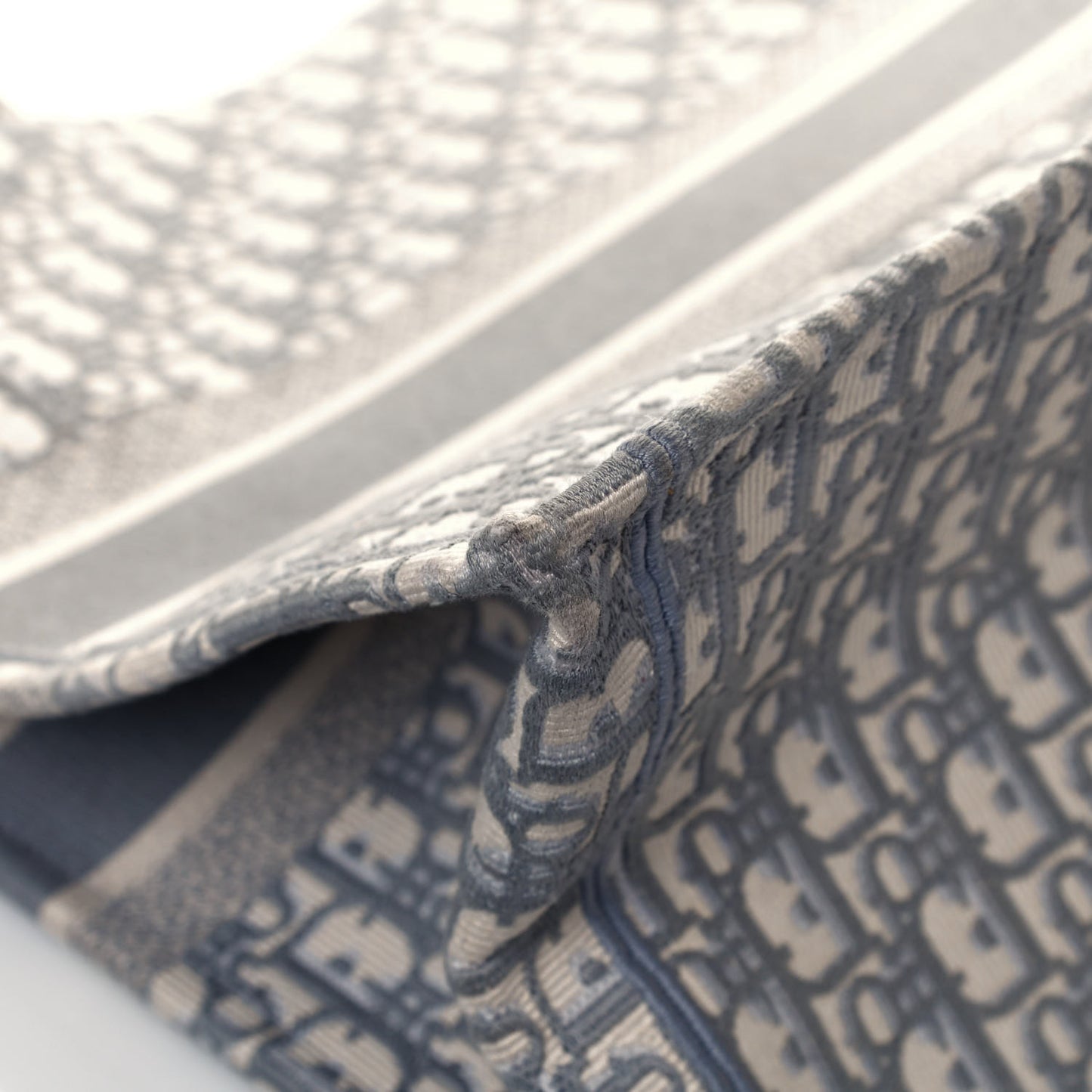 Oblique Large Book Tote Grey