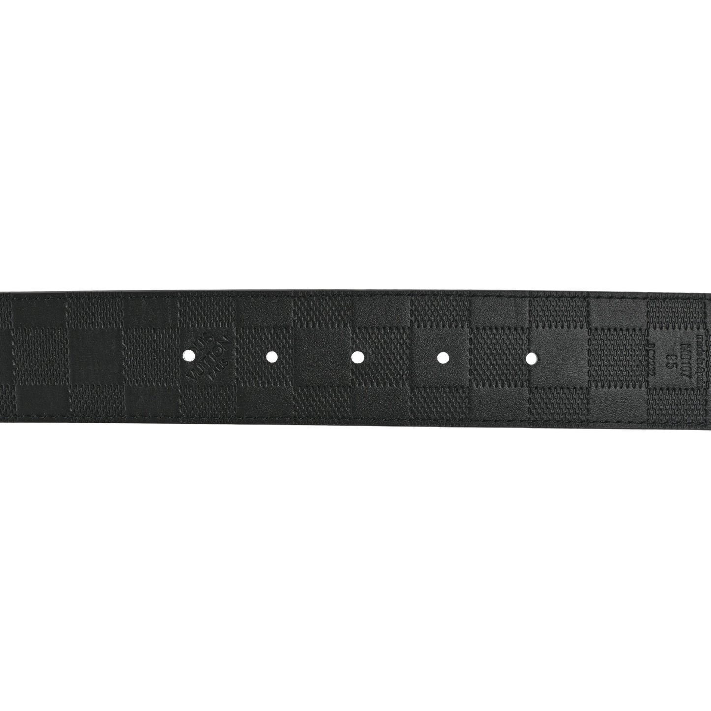 Damier Graphite Damier Infini 40mm LV Initiales Reversible Belt 95 38 Black