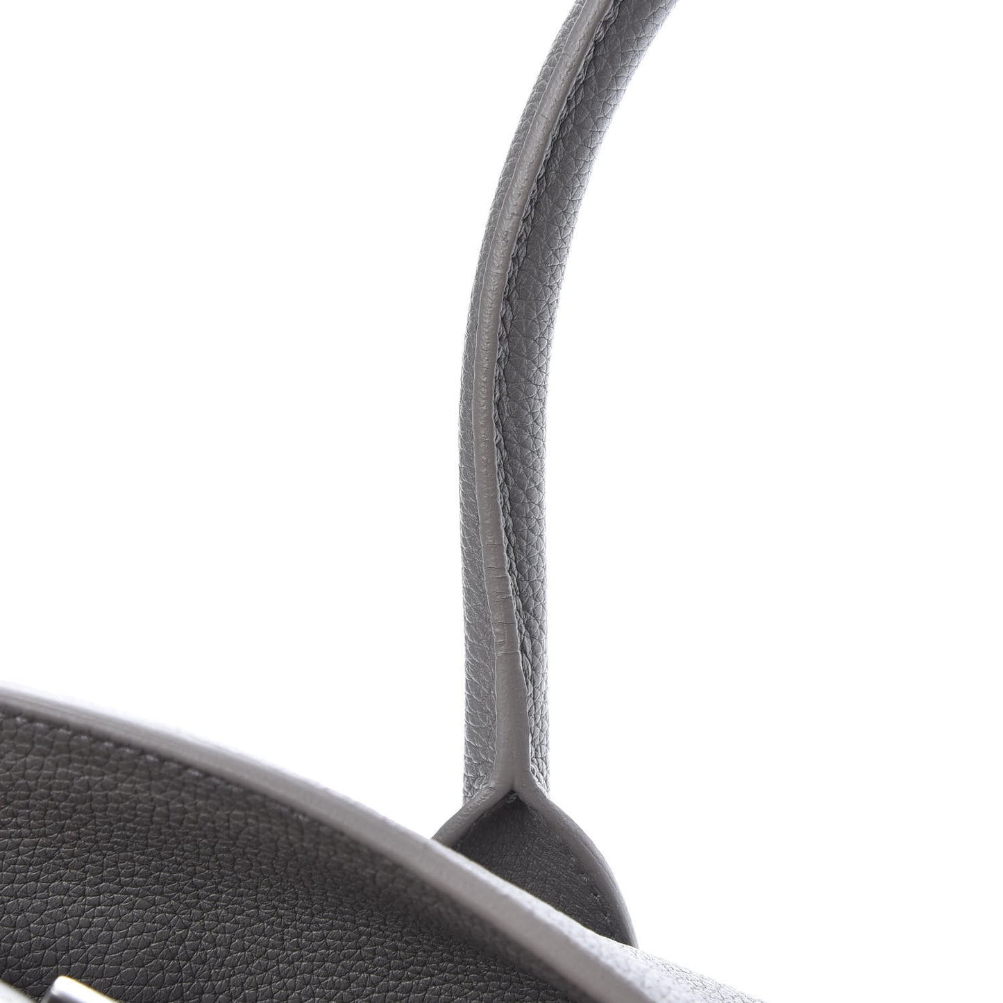 Grained Calfskin Small Supple Sac De Jour Mouse Grey