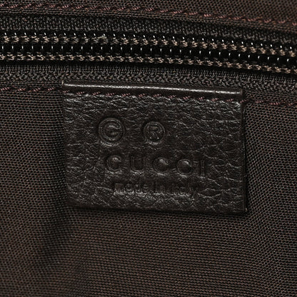 Gucci Crystal Monogram Large Carry On Duffle Bag Dark Brown 5 of 9