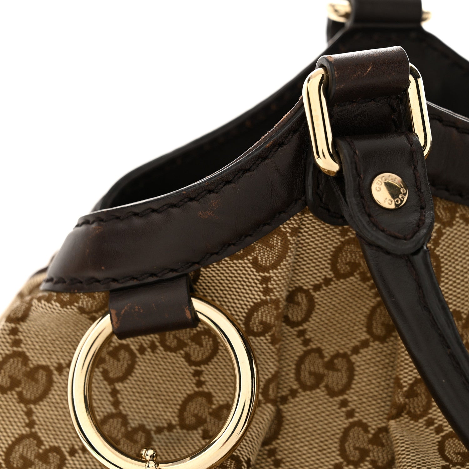 Gucci Monogram Medium Sukey Tote Dark Brown 12 of 13