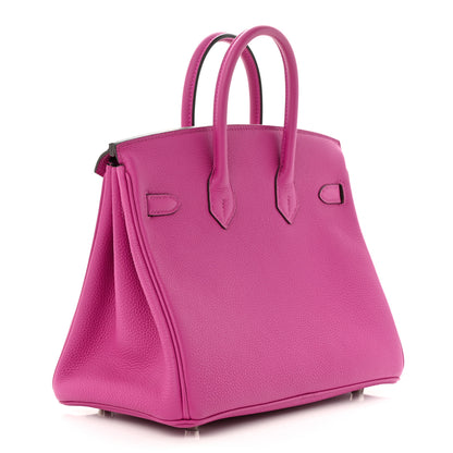 Hermes Togo Birkin 25 Rose Pourpre 3 of 14