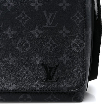 Louis Vuitton Monogram Eclipse District PM Black 6 of 8