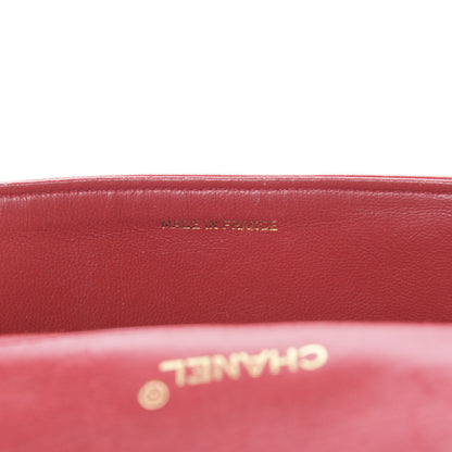 Chanel Lambskin Quilted Small Single Flap Red 7 of 20