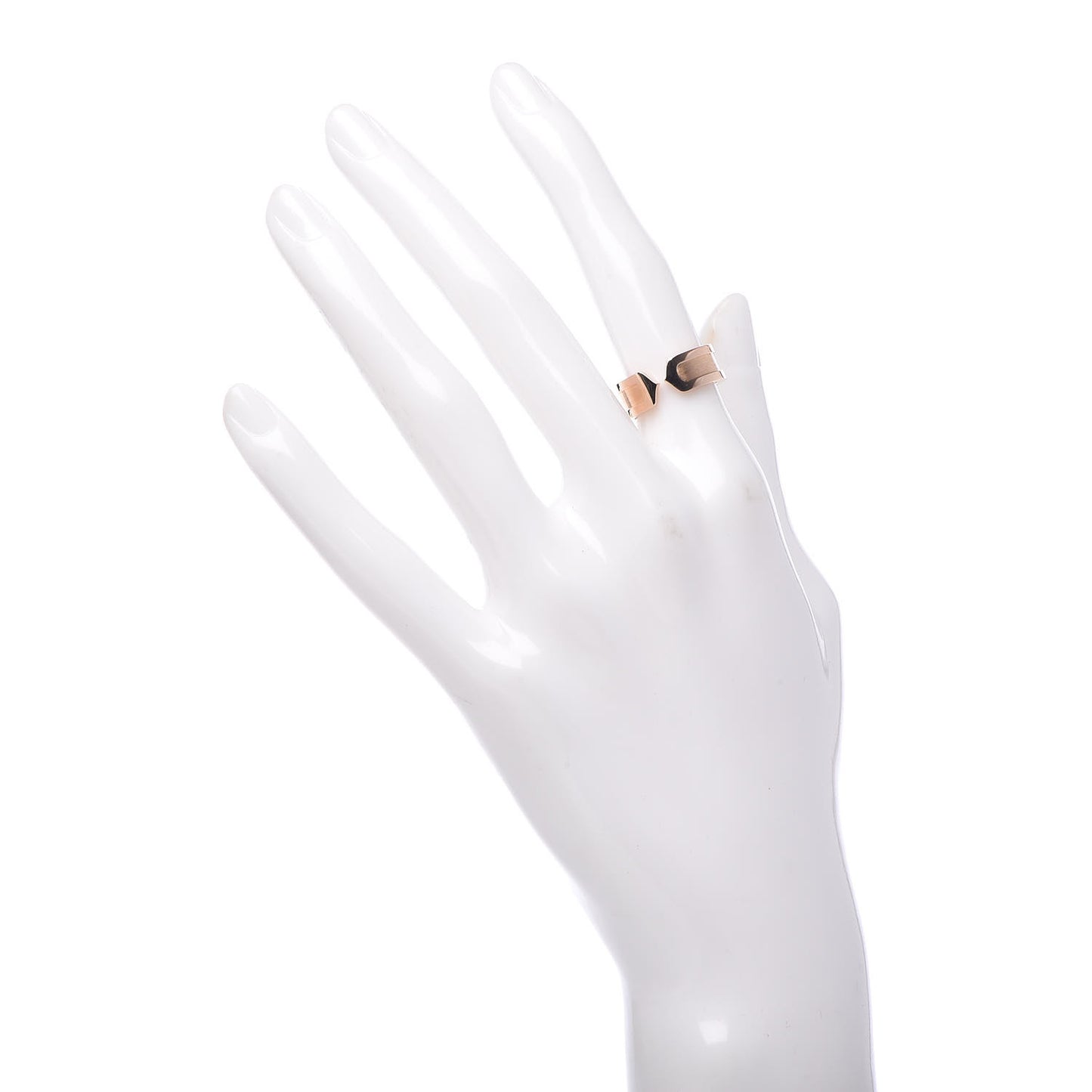 18K Pink Gold 6.5mm C De Ring 49 4.75
