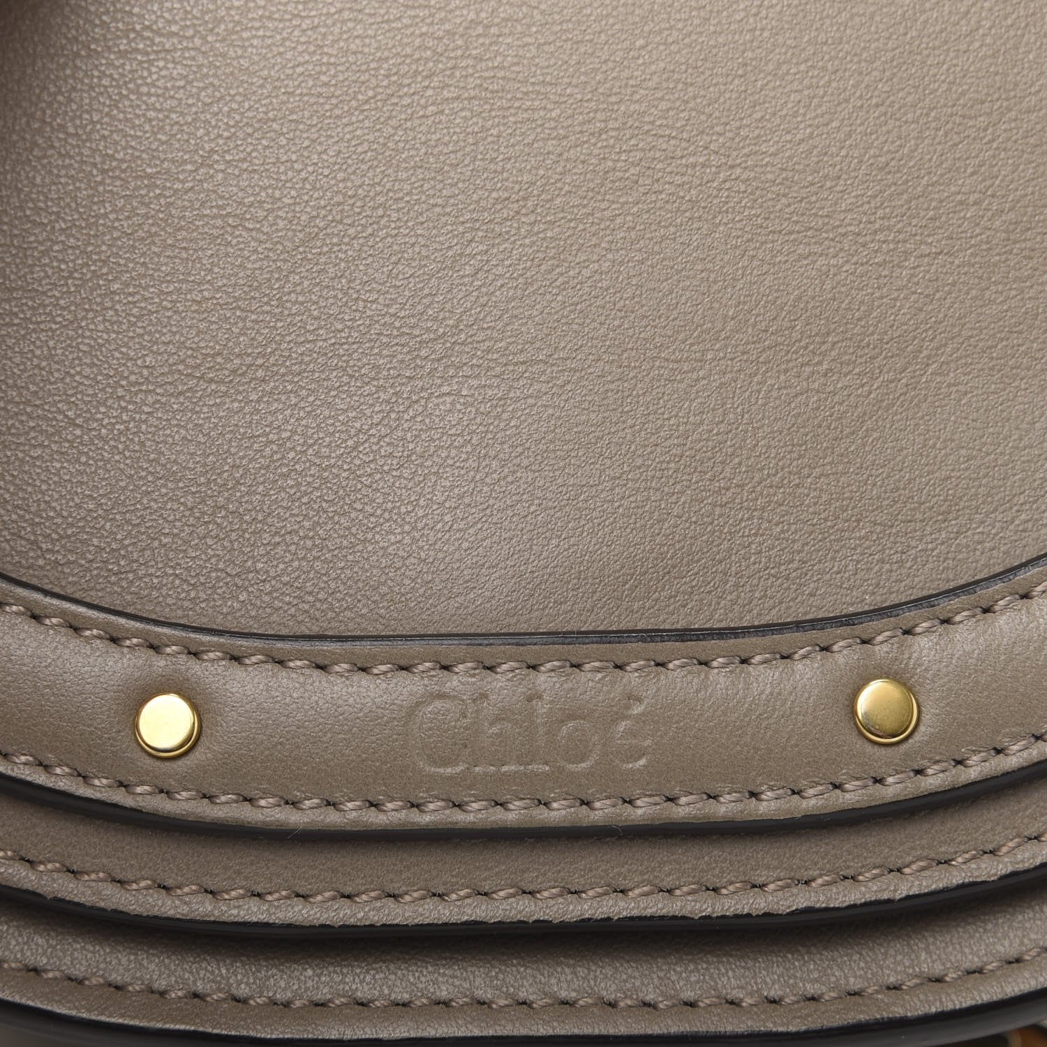 Chloe Calfskin Small Nile Bracelet Minaudiere Bag Motty Grey 11 of 12