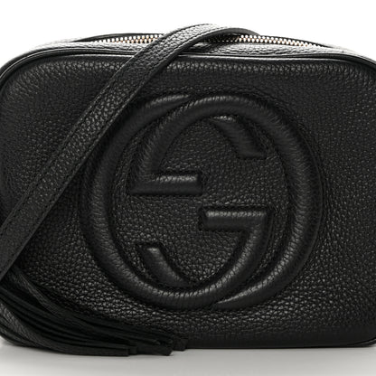 Gucci Pebbled Calfskin Small Soho Disco Bag Black 8 of 13