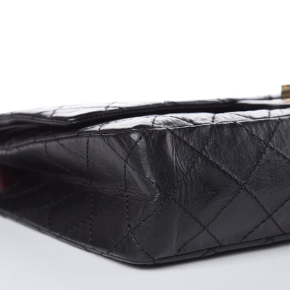 Chanel Aged Calfskin Quilted 50th Anniversary 2.55 Reissue 226 Flap Black 9 of 10