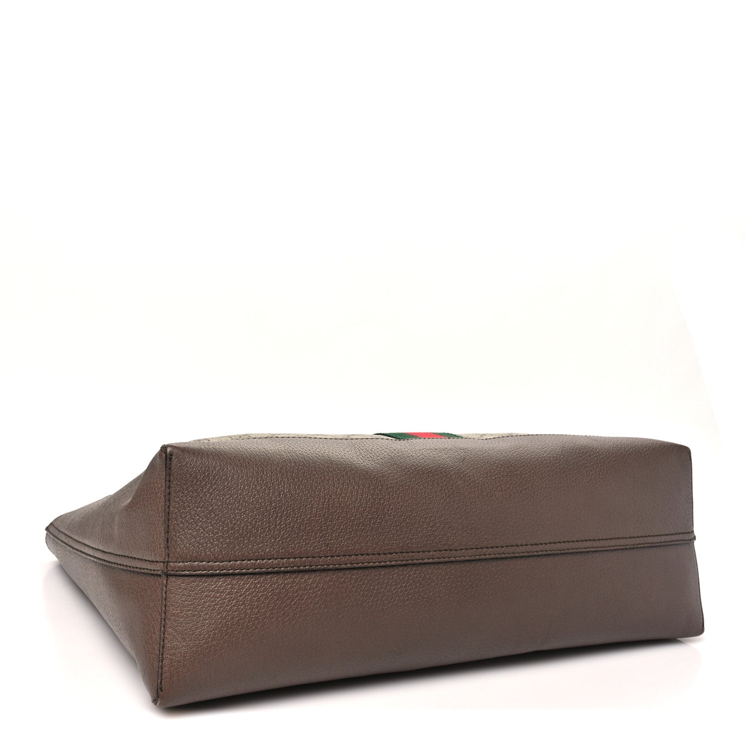 Gucci GG Supreme Monogram Web Ophidia Tote Brown 5 of 11