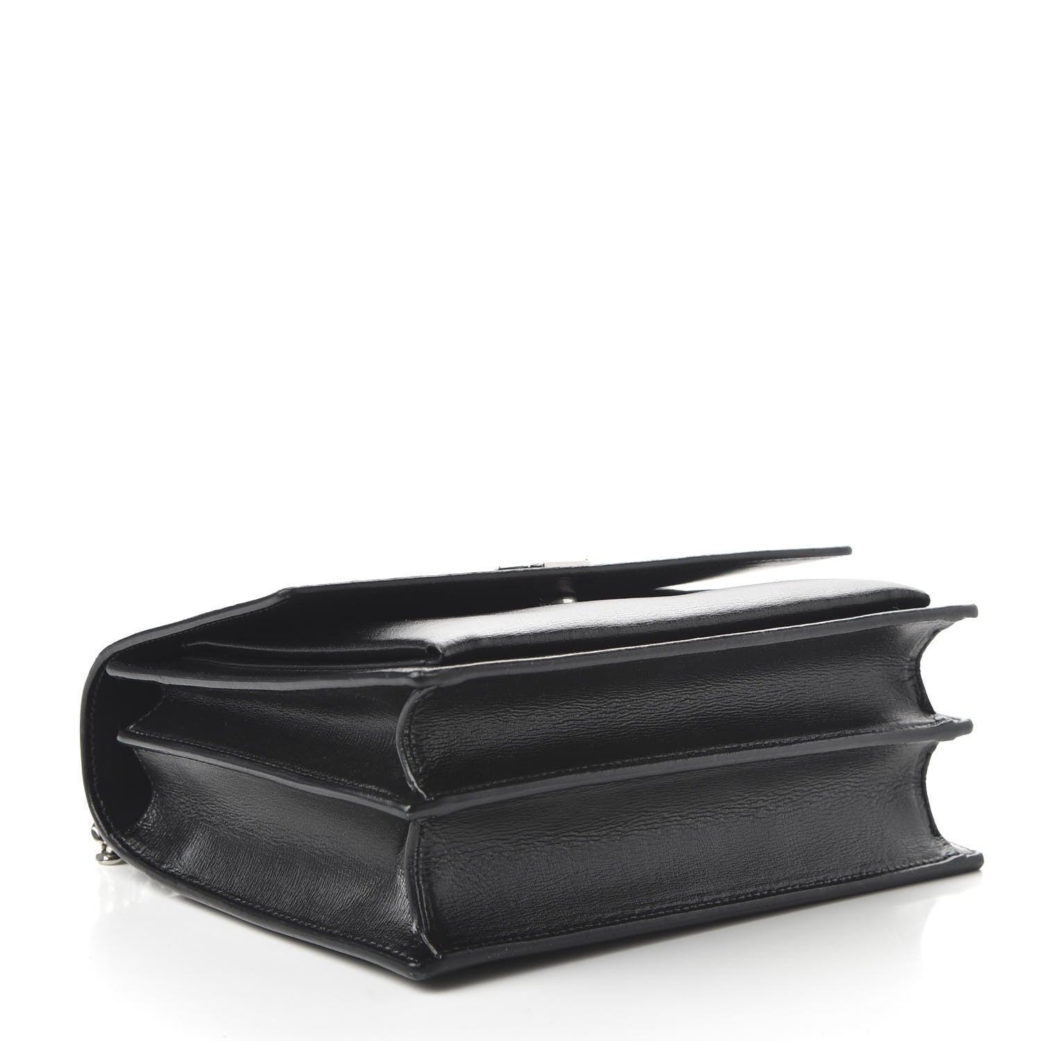 Saint Laurent Calfskin Medium Monogram Sunset Black 4 of 9