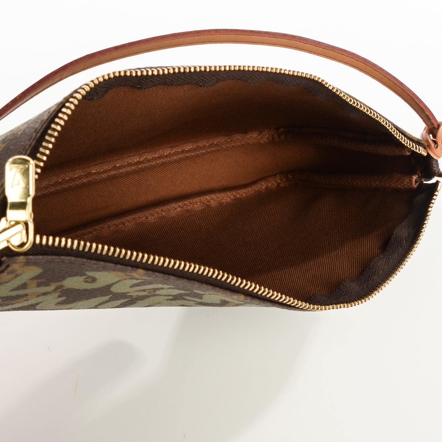 Louis Vuitton Monogram Graffiti Pochette Accessories Kaki 7 of 7