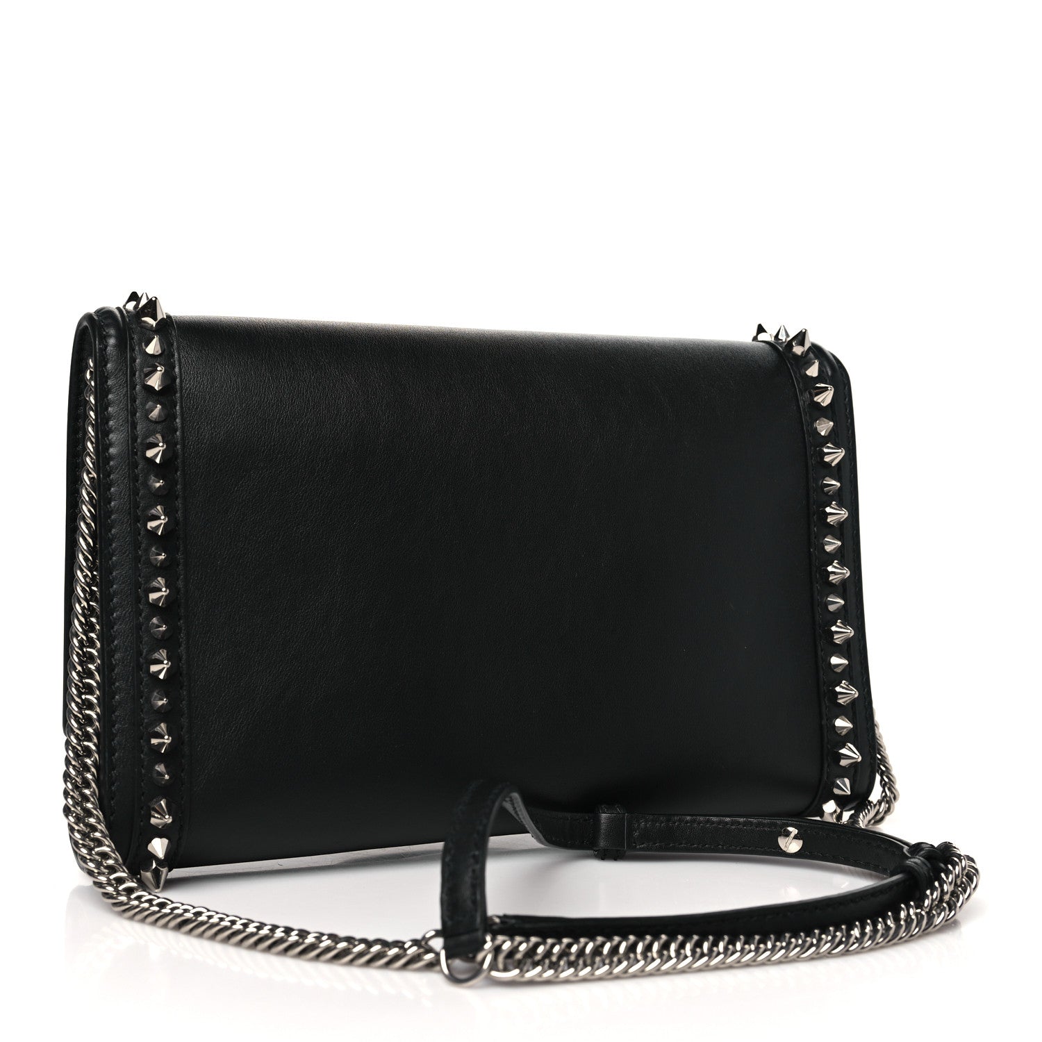 Alexander McQueen Calfskin Studded The Story Shoulder Bag Black 3 of 9