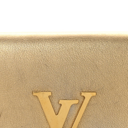 Louis Vuitton Calfskin Neo Sobe Louise EW Clutch Gold 7 of 12