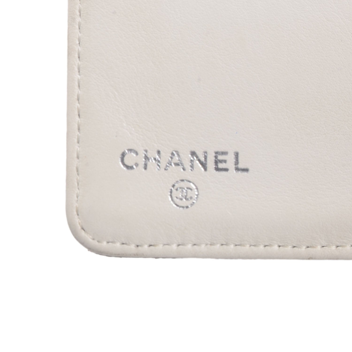 Chanel Calfskin Embossed Precious Symbols Yen Wallet Bronze 7 of 9