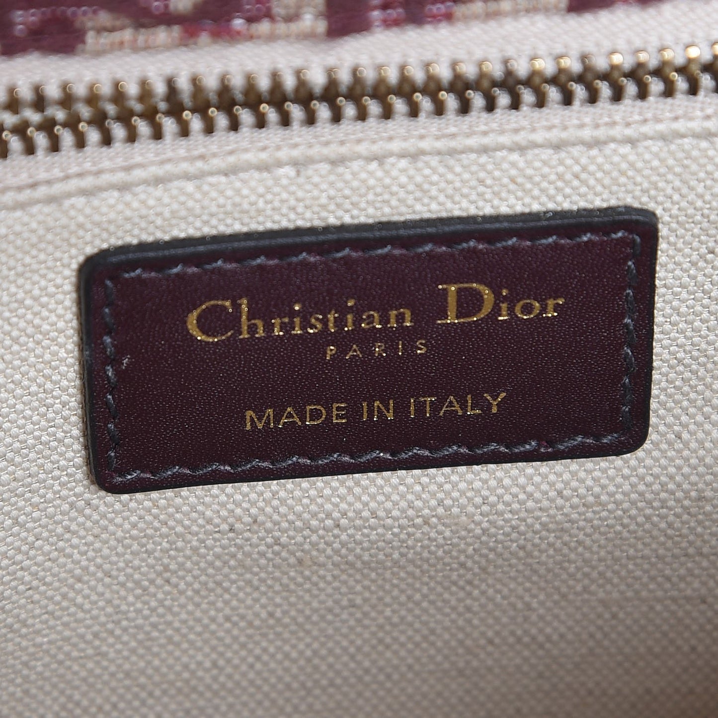Oblique DiorAddict Flap Bag Burgundy