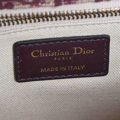 Christian Dior Oblique DiorAddict Flap Bag Burgundy 6 of 7