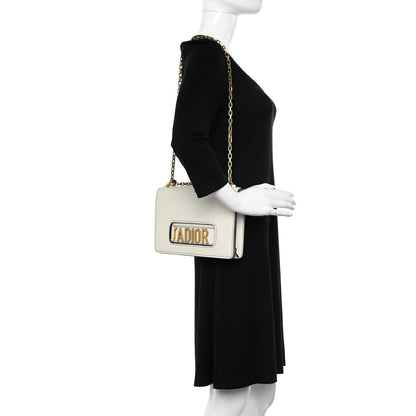 Christian Dior Calfskin J'Adior Chain Flap Bag Off White 2 of 10